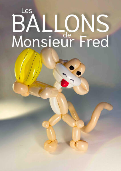 Affiche représentant une sculpture sur ballons