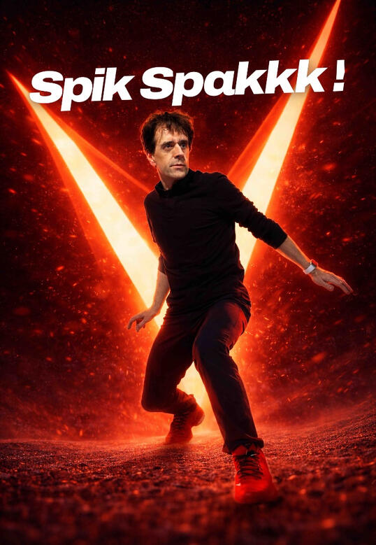 Spik Spakkk ! Affiche du spectacle de magie tout public de Monsieur Fred, destiné aux collectivités et écoles dans les Hauts-de-France